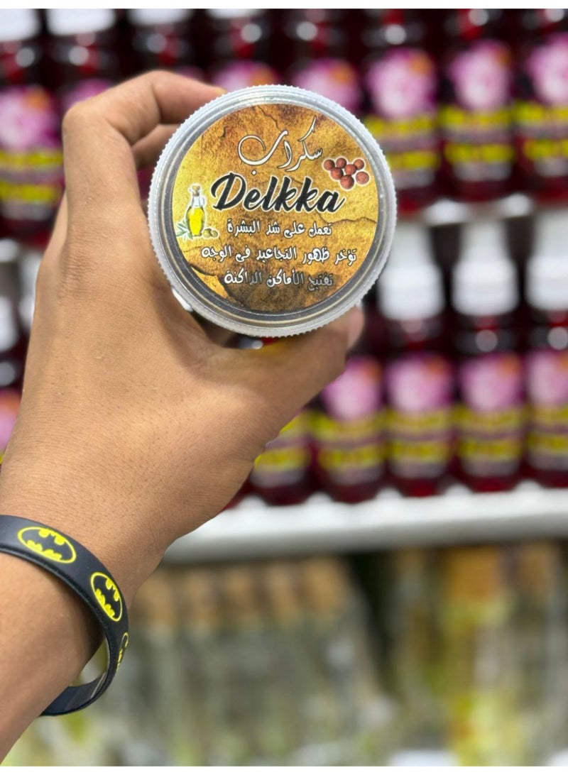 سوار دلكة سودانية أصلية (Delkka) - مقشر طبيعي لتفتيح الأماكن الداكنة وشد البشرة - عبوة اقتصادية - Image 2